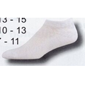 White Heel & Toe Footie Sock w/ Mesh Upper & Arch Support (10-13 Large)